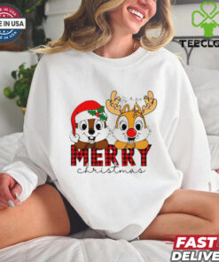 Merry Christmas Chip and Dale Antler Double Trouble shirt