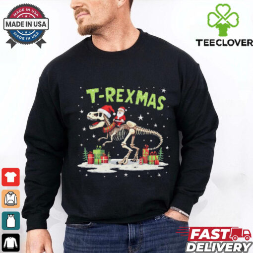 Merry Christmas Christmas Dinosaur T Rexmas 2024 Shirt