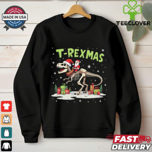 Merry Christmas Christmas Dinosaur T Rexmas 2024 Shirt