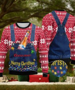 Merry Christmas Coors Light Ugly Christmas Sweater