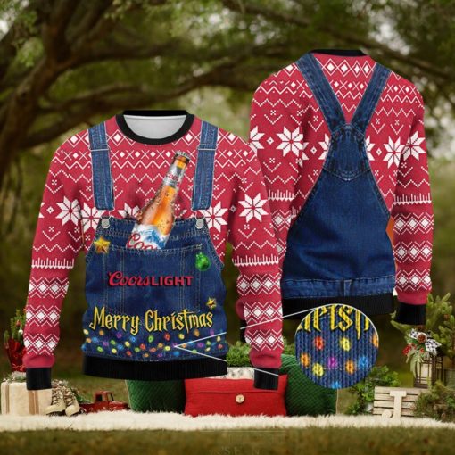 Merry Christmas Coors Light Ugly Christmas Sweater
