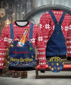 Merry Christmas Coors Light Ugly Sweater, Christmas Gift Apparel, Merry Ugly Christmas Sweater