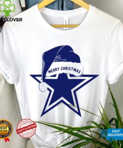 Merry Christmas Dallas Cowboys football Santa hat logo funny hoodie, sweater, longsleeve, shirt v-neck, t-shirt