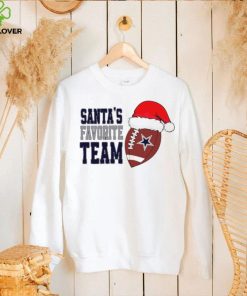 Merry Christmas Dallas Cowboys football Santa’s favorite team funny hoodie, sweater, longsleeve, shirt v-neck, t-shirt