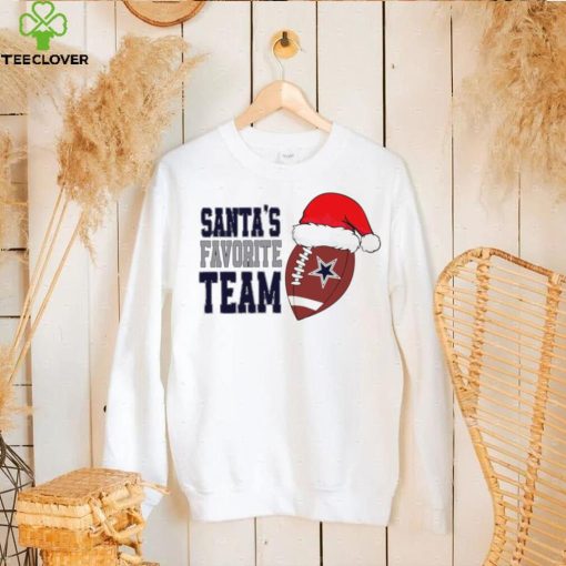 Merry Christmas Dallas Cowboys football Santa’s favorite team funny hoodie, sweater, longsleeve, shirt v-neck, t-shirt