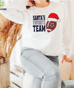 Merry Christmas Dallas Cowboys football Santa’s favorite team funny hoodie, sweater, longsleeve, shirt v-neck, t-shirt