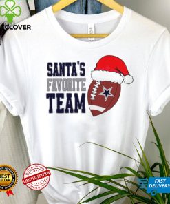 Merry Christmas Dallas Cowboys football Santa’s favorite team funny hoodie, sweater, longsleeve, shirt v-neck, t-shirt