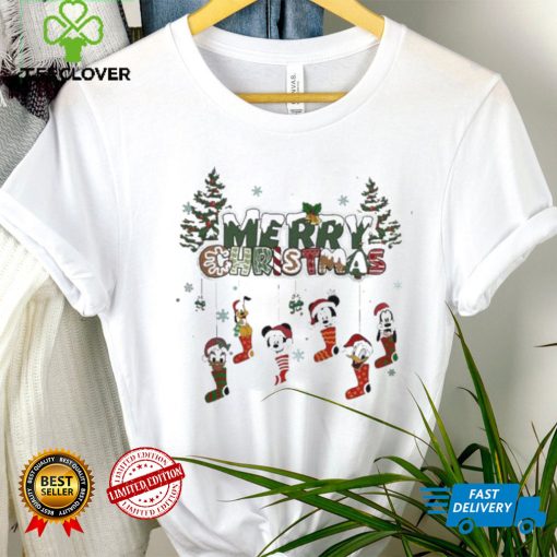 Merry Christmas Disney Socks Shirt