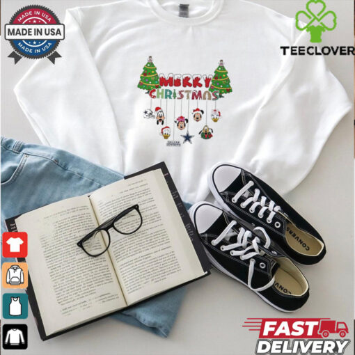 Merry Christmas Disney X Dallas Cowboys Football shirt