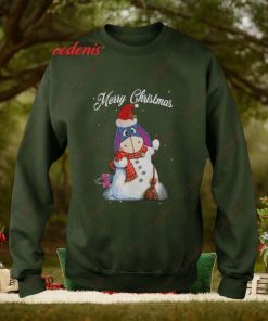 Merry Christmas Eeyore Snowman Ugly Christmas Sweater Shirt