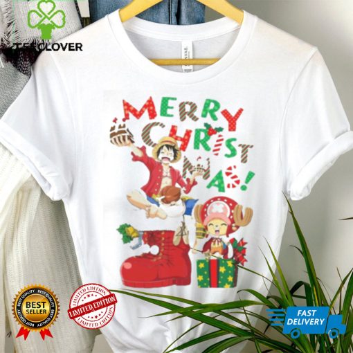 Merry Christmas From Luffy And Chopper One Piece Luffy And Chopper One Piece hoodie, sweater, longsleeve, shirt v-neck, t-shirt