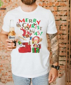 Merry Christmas From Luffy And Chopper One Piece Luffy And Chopper One Piece hoodie, sweater, longsleeve, shirt v-neck, t-shirt