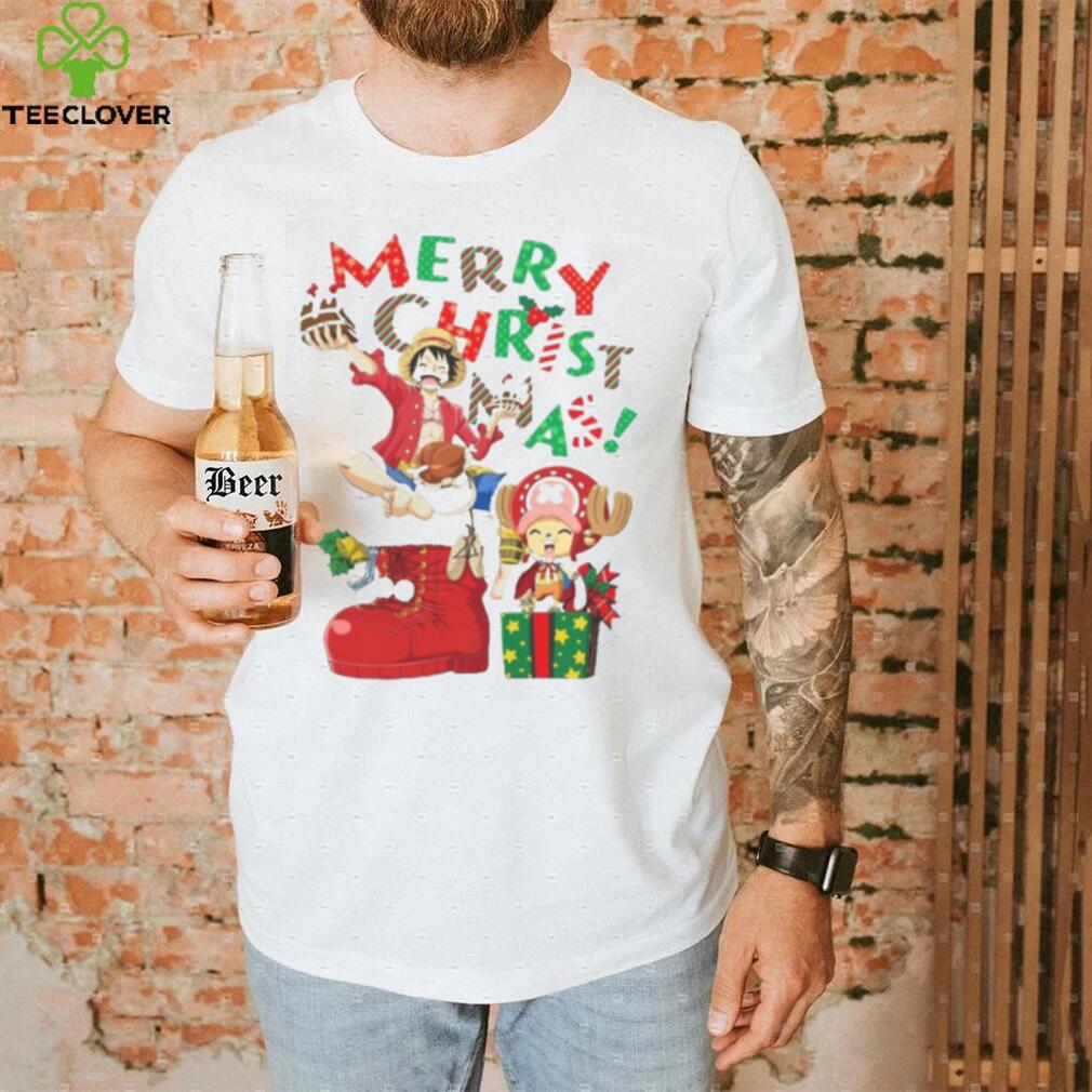 Merry Christmas From Luffy And Chopper One Piece Luffy And Chopper One Piece  shirt