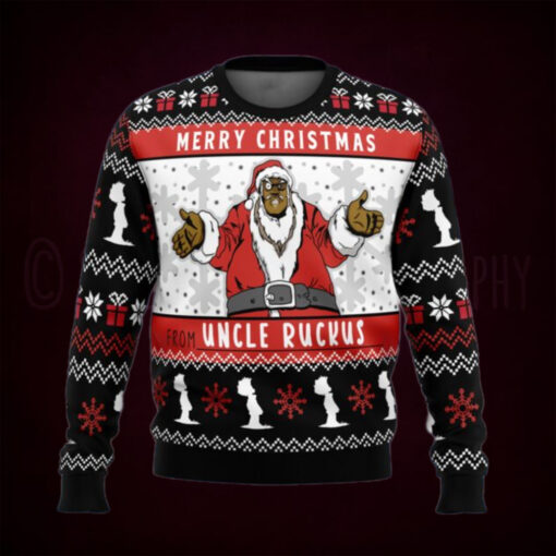 Merry Christmas From Uncle Ruckus Ugly Christmas Sweater
