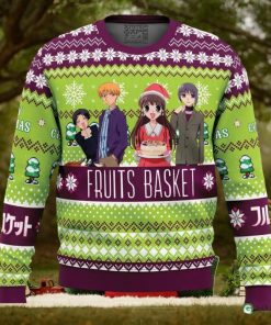 Merry Christmas Fruits Basket Ugly Christmas Sweater Family Christmas Gift Ideas