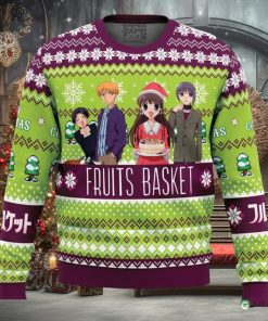 Merry Christmas Fruits Basket Ugly Christmas Sweater Family Christmas Gift Ideas