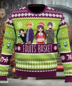 Merry Christmas Fruits Basket Ugly Christmas Sweater Funny Gift Ideas Christmas