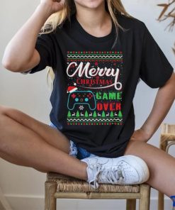 Merry Christmas Game Over Ugly Christmas Shirt