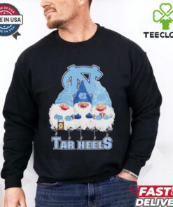 Merry Christmas Gnomies fans of North Carolina Tar Heels shirt