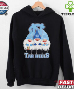 Merry Christmas Gnomies fans of North Carolina Tar Heels shirt