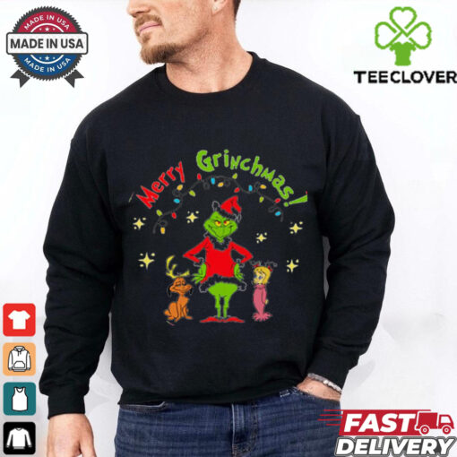 Merry Christmas Green Grinch Monster shirt