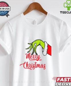 Merry Christmas Grinch Hand Shirt