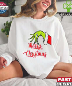 Merry Christmas Grinch Hand Shirt