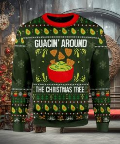 Merry Christmas Guacin Around The Christmas Tree Ugly Christmas Sweater