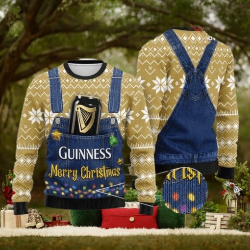 Merry Christmas Guinness Ugly Sweater Christmas Party