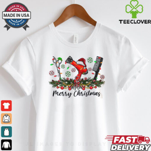 Merry Christmas Hairstylis Hairdresser Xmas Hair Tools Christmas