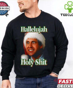 Merry Christmas Hallelujah Holy Shit 2024 Shirt