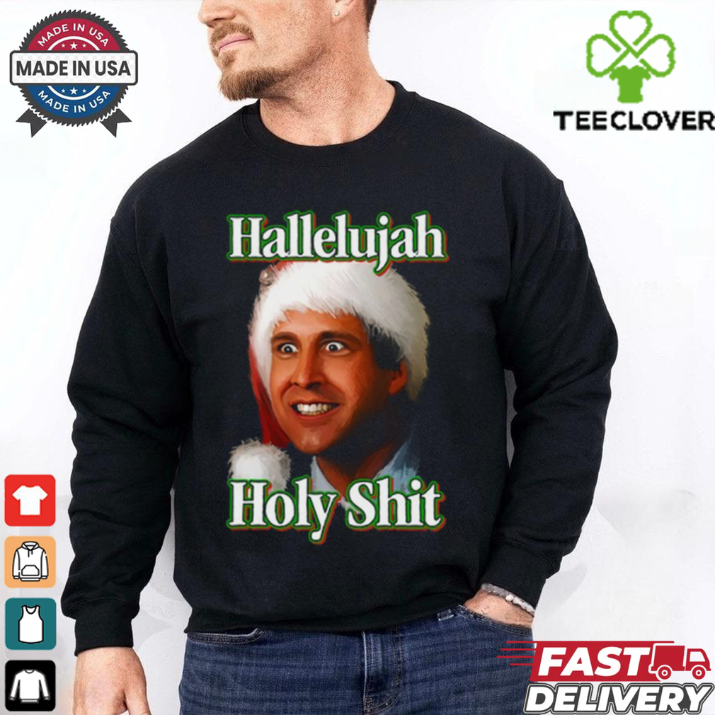 Merry Christmas Hallelujah Holy Shit 2024 Shirt Merry Christmas Hallelujah Holy Shit 2024 Shirt