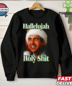 Merry Christmas Hallelujah Holy Shit 2024 Shirt