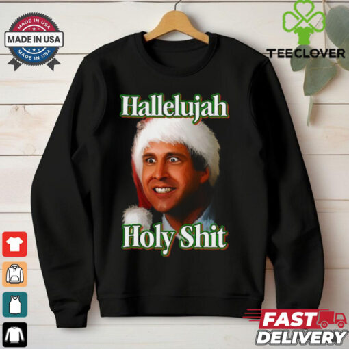 Merry Christmas Hallelujah Holy Shit 2024 Shirt