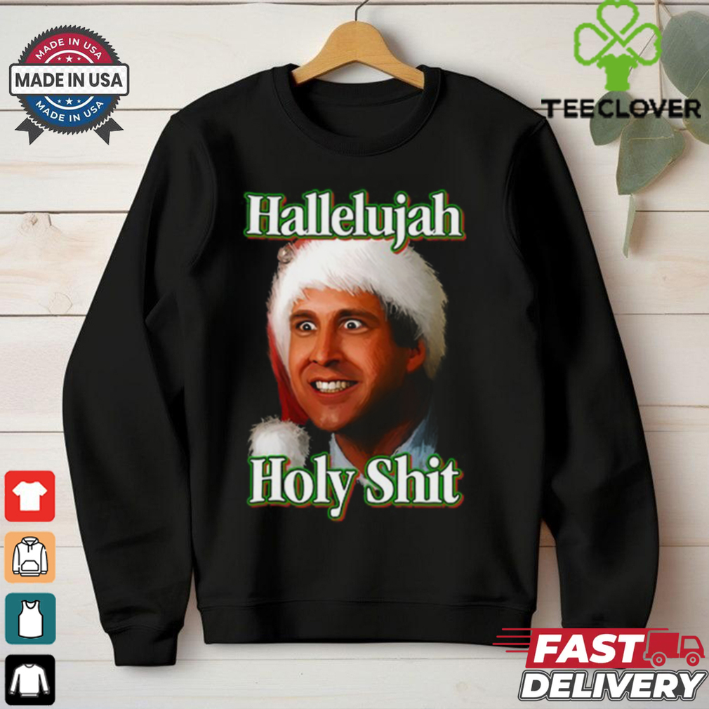 Merry Christmas Hallelujah Holy Shit 2024 Shirt Merry Christmas Hallelujah Holy Shit 2024 Shirt