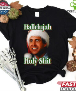 Merry Christmas Hallelujah Holy Shit 2024 Shirt