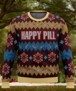 Merry Christmas Happy Pill Ugly Sweater