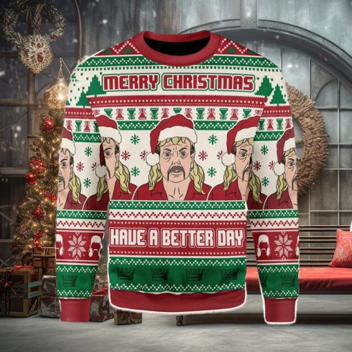 Merry Christmas Have A Better Day Ugly Christmas Sweater Xmas Gift Men And Women Christmas Sweater