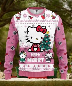Merry Christmas Hello Kitty Ugly Sweater, Ugly Sweater Apparel