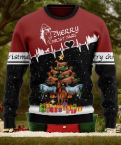 Merry Christmas Horse Tree Ugly Sweater