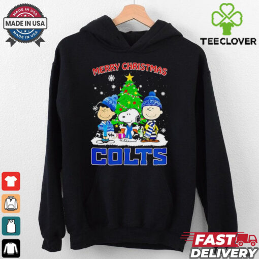 Merry Christmas Indianapolis Colts X Peanuts characters 2024 shirt