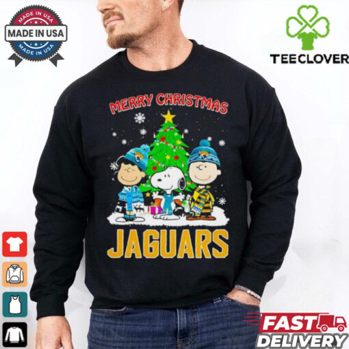 Merry Christmas Jacksonville Jaguars X Peanuts characters 2024 shirt