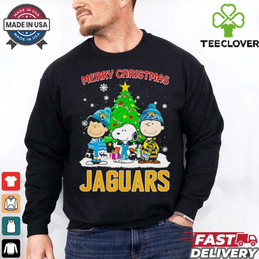 Merry Christmas Jacksonville Jaguars X Peanuts characters 2024 shirt Merry Christmas Jacksonville Jaguars X Peanuts characters 2024 shirt