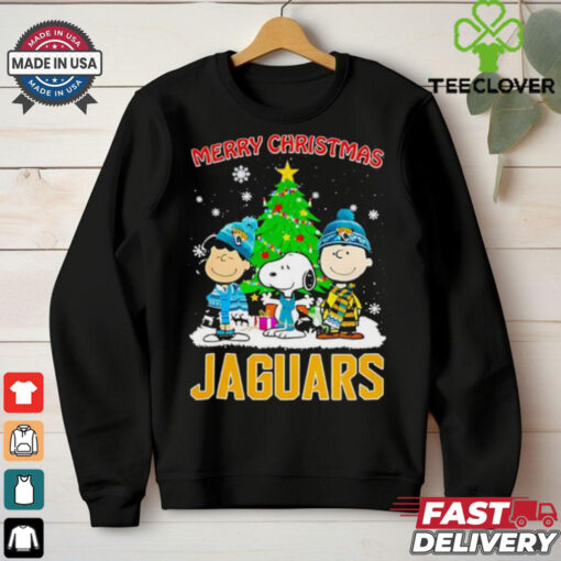 Merry Christmas Jacksonville Jaguars X Peanuts characters 2024 shirt