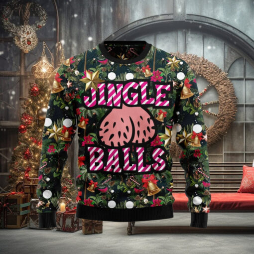 Merry Christmas Jingle Balls Ugly Ugly Christmas Sweater