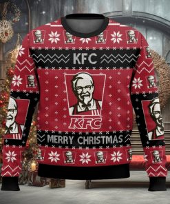 Merry Christmas KFC Fast Food Ugly Christmas Sweater