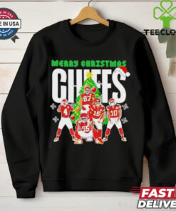 Merry Christmas Kansas City Chiefs players Christmas tree shirt