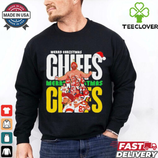 Merry Christmas Kansas City Chiefs players shirt