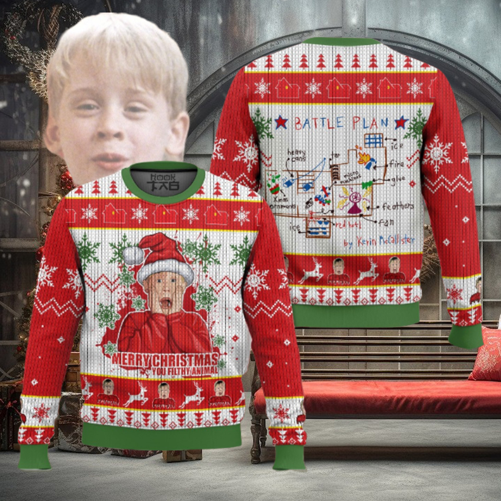 Merry Christmas Kevin McCallister Ugly Sweater Merry Christmas Kevin McCallister Ugly Sweater