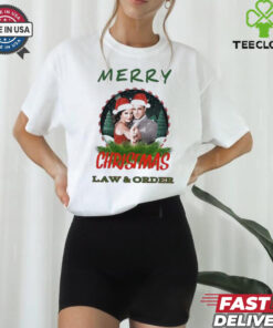 Merry Christmas Law and Order Shirt festive holiday design with a Law & Order theme, combining Christmas cheer and the iconic TV show reference